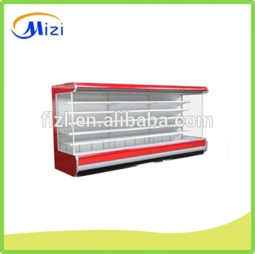 Transparent freezer showcase Ice cream cool drink glass door freezer showcase store fruits&vegetables&meats