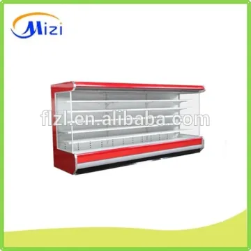 Transparent freezer showcase Ice cream cool drink glass door freezer showcase store fruits&vegetables&meats