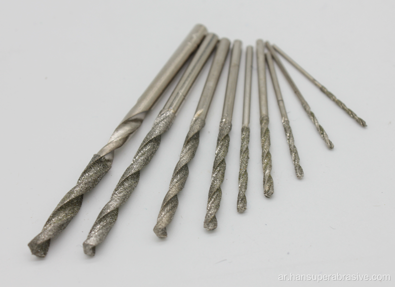 Diamond Dremel Rotary Twist Drill Bits for Glass Ceramic Porcelain Tile &amp; Stone