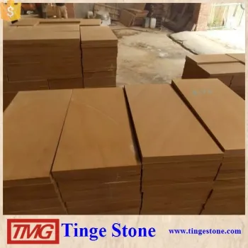 Hot Sale Cheap Yellow Sandstone Steps For Building Project