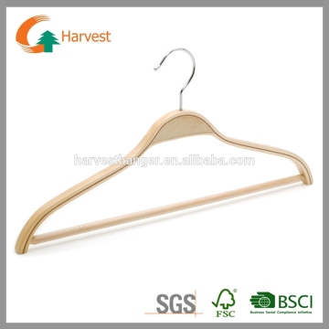 Wooden laminated clotheshanger
