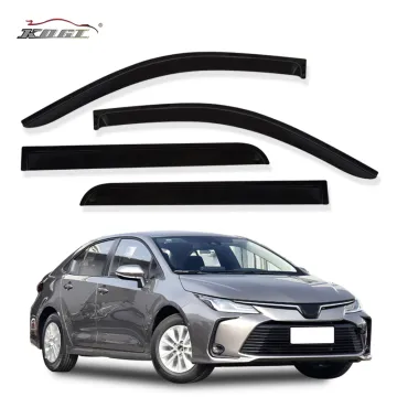 Window Visors for Toyota COROLLA - Exterior Accessories Door Rain Guards Deflectors