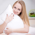 Ushare Queen Size Cooling Bed Pillow Cushion Cover Satin Hotel Travel Plush Massage bilkuddar Fall