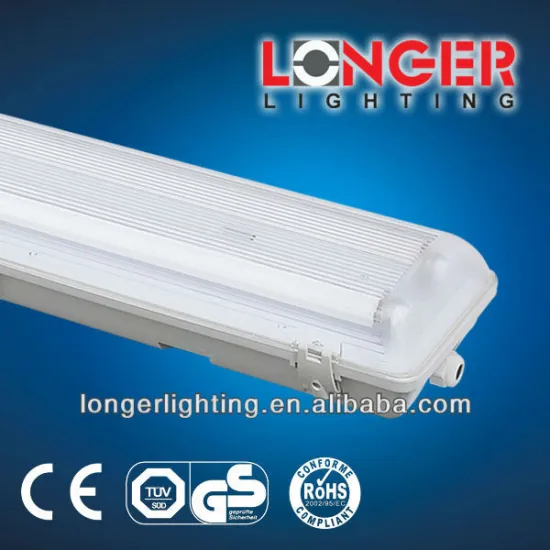 D IP65 T8 2*18W water proof lighting fitting