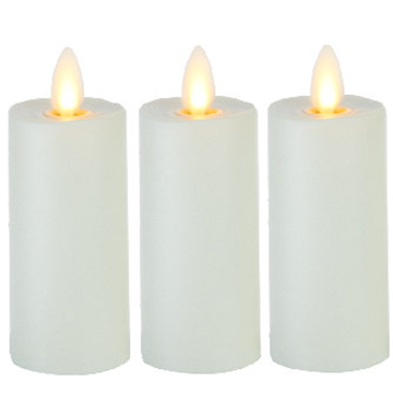 Ivory flytta Wick luminara votive ljus set