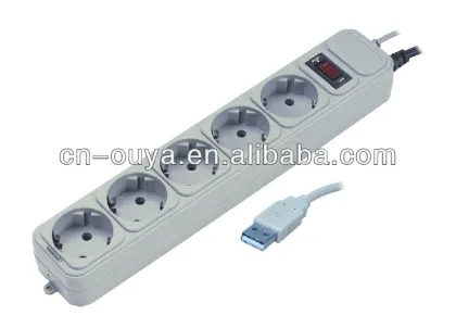 master slave Electrical Socket with surge protector