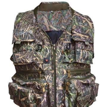 Custom Portable Multi-Pocket Fishing Vest for Adults
