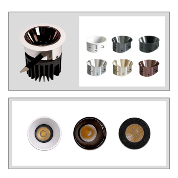 Vente chaude Chrome Reflector Downlight pour les hôtels