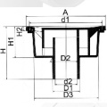 PVC Fitting Male Floor Drain untuk Drainase