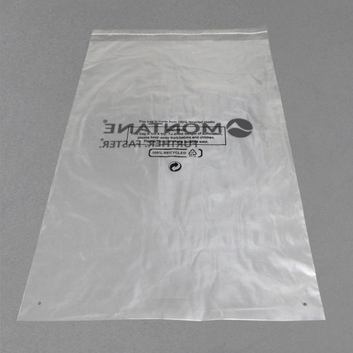 GRS သည် အသက်ရှူကြပ်ခြင်းသတိပေးချက်ဖြင့် Self Seal Bags ကို ပြန်လည်အသုံးပြုထားသည်။