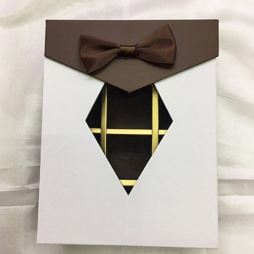 Boîte de chocolat magnétique avec fenêtre de coupe spéciale