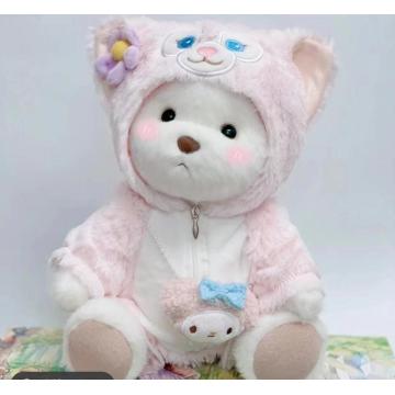 Lena Bear in Stardelo onesie stuffed animal