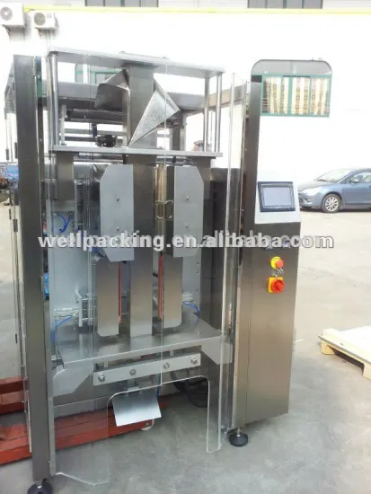 Triangle Package Machinery/ liquid&paste Flat bottom bag packing machine