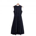 Floral Chiffon Dress Sexy dot Print Dress Women's smocking maxi Dress Supplier