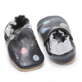 Navy Soft Cute Baby Leather Slippers Shoes