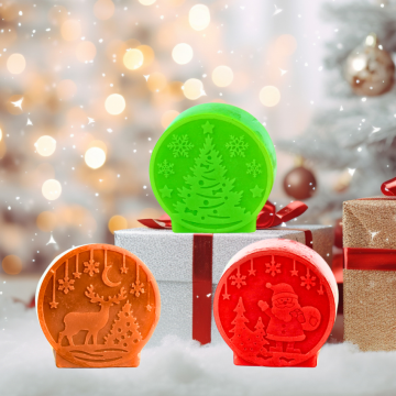 Natural Rose Body Soap Set - Perfect Christmas Gift for Adults and Children