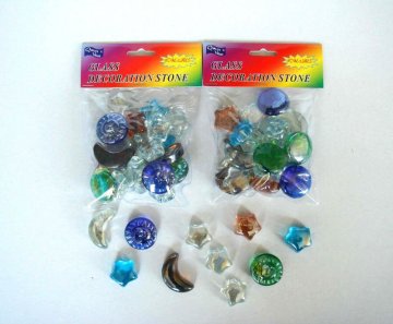 glass decoration in patterns