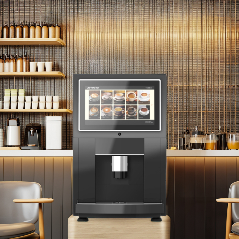 JL24-IN5C 14 Touch Screen Instant Coffee Machine: Your All-in-One Vending Solution for Coffee and Tea