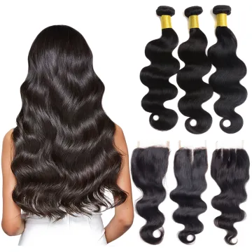 Wholesale Virgin Hair Vendors 100% Virgin Hair Bundles Free Sample Brazilian Virgin Human Hair Bundles With Lace Closure