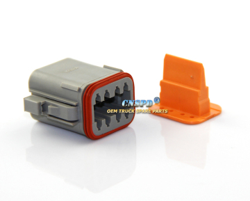 8PINS Electrical Auto Connectors DT06-08SA ผลิตภัณฑ์ Deutsch สำหรับรถบรรทุกจีน
