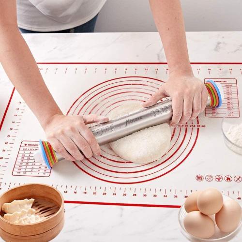 extra large anti-slip silicone dough pastry mat