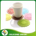 Stuoia di tazza di caffè del Silicone pizzo cava