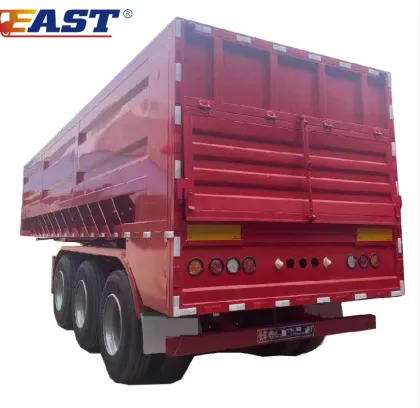 EAST Factory Live Bottom Belt Walking Floor Trailers - Semi Trailer Transport Band Type Kipper Conveyor Trailer