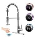 Stainless steel smart sensor kitchen faucet