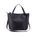 New designer wholesale price women casual tote custom handbag fashion matte geometric shoulder bags