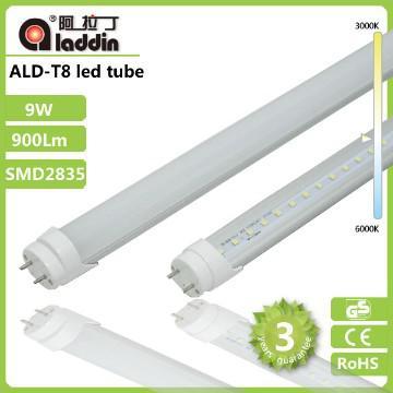 60cm T8 LED Tube 9W  with 48 SMD2835