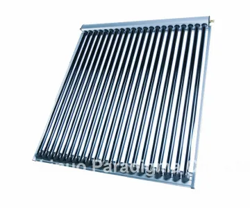 Evacuated Tube Collector Without CPC-Reflector