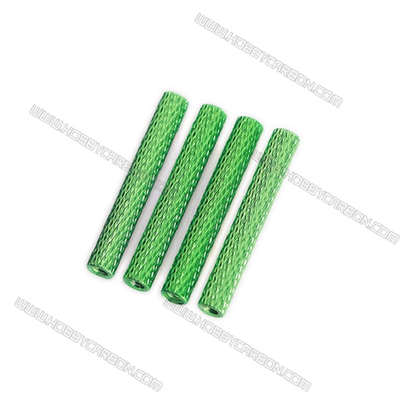 green aluminum knurled standoffs green aluminum knurled standoffs