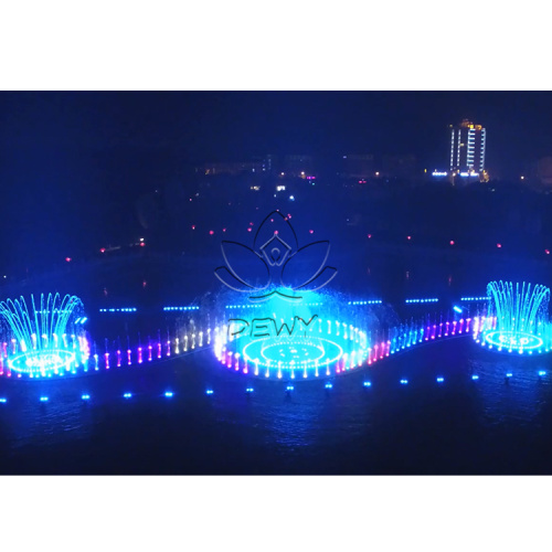 فلوٹنگ جھیل میوزیکل واٹر فاؤنٹین ڈانس واٹر کی خصوصیات