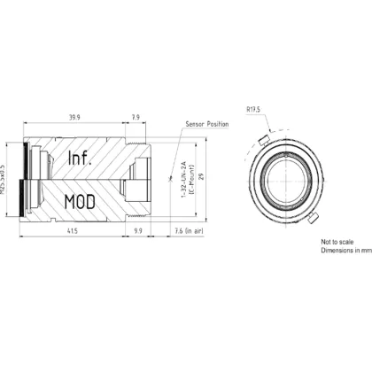 Basler Industrial Lens 5MP - Original Basler Lens