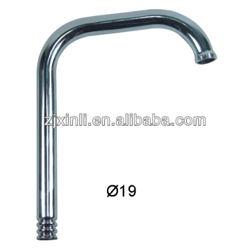 19MM Diameter Sink Faucet Pipe, Brass / S.S Material Faucet Spout, L Shape