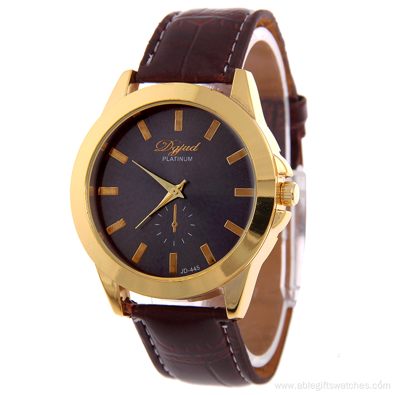 Hot Sale Business Men Luxuruy Leather Watches
