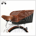 Brown color big bicycle basket/ rear rack basket