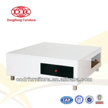 white coffee table