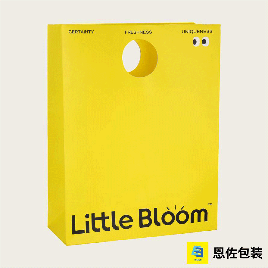 Sac d'emballage portatif écologique à trous ronds