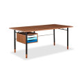 Color theory mid century modern writing desk