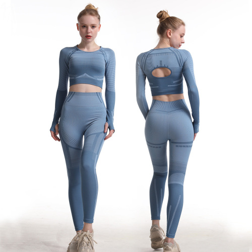 Long Sleeve Sports Running Yoga Sets