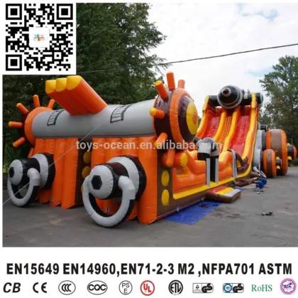 Gaint Shot Inflatable Water Slide/Cannon Inflatable Water Slide