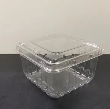 Plastic Clamshell Blueberry Fruit Container With Holes