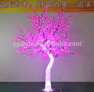 led christmas decoration 230cm Height outdoor artificial cyan with pink flashing solar trees garden light EDS06 1420