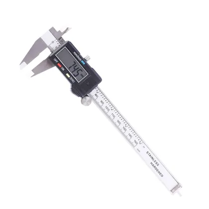 150mm 6 Inch Carbon Fiber Digital Vernier Electronic Micrometer Ruler Vernier Calipers - Precision Measuring Tool