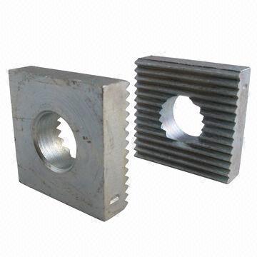 Gezahnte Scheibe mit Zink, schwarz Oxidation, Nickel und Chrom-Oberfläche