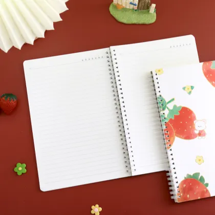 Wholesale Strawberry Bear Spiral Notebook Joytop 3992