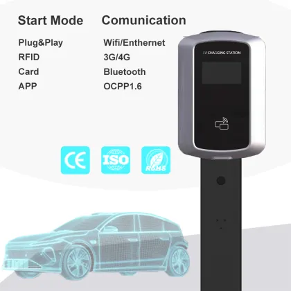 7kw ev charger 32a wallbox electric car charging single phase leakage protection station charging pile