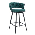 Swivel Bar Stools with Comfortable Cushions