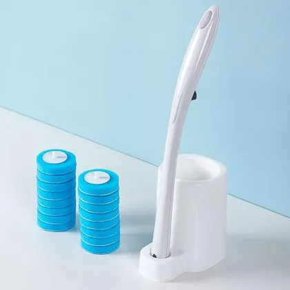 Disposable Toilet Brush Toilet Cleaner Cleaning Holder
